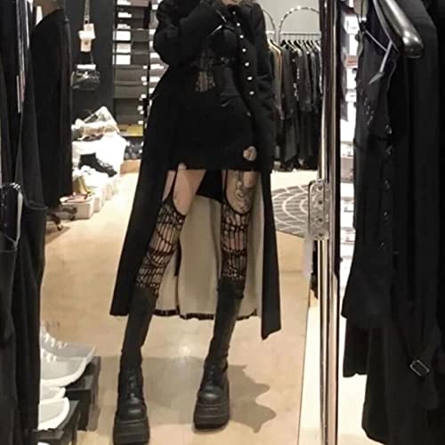2 Pack Goth Tights Goth Tights for Women Ripped Tights Gothic Tights Goth Accessories Gohtic Clothing
