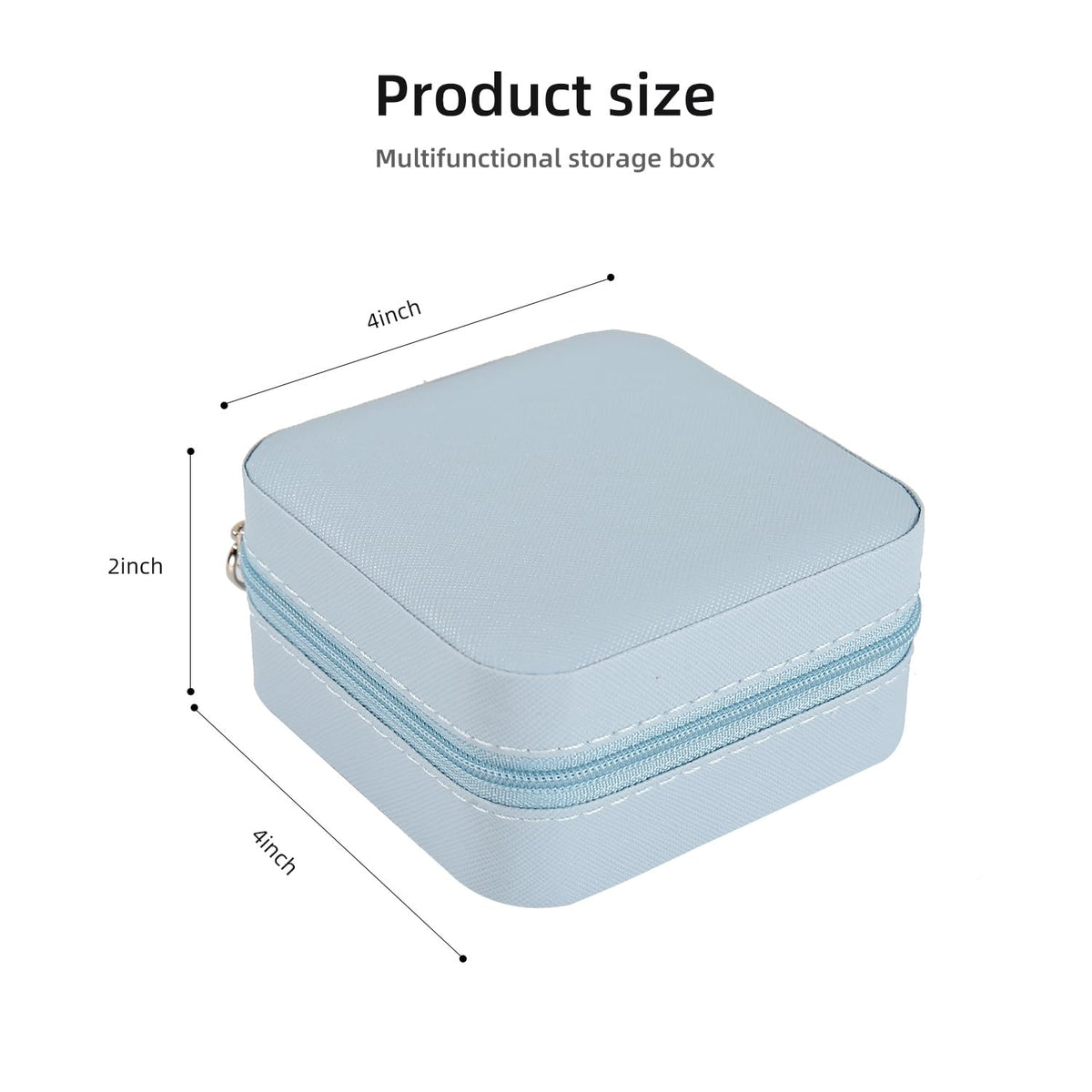 KElofoN Travel Jewelry Case and Organizer with Mirror - Gift for Women and Girls