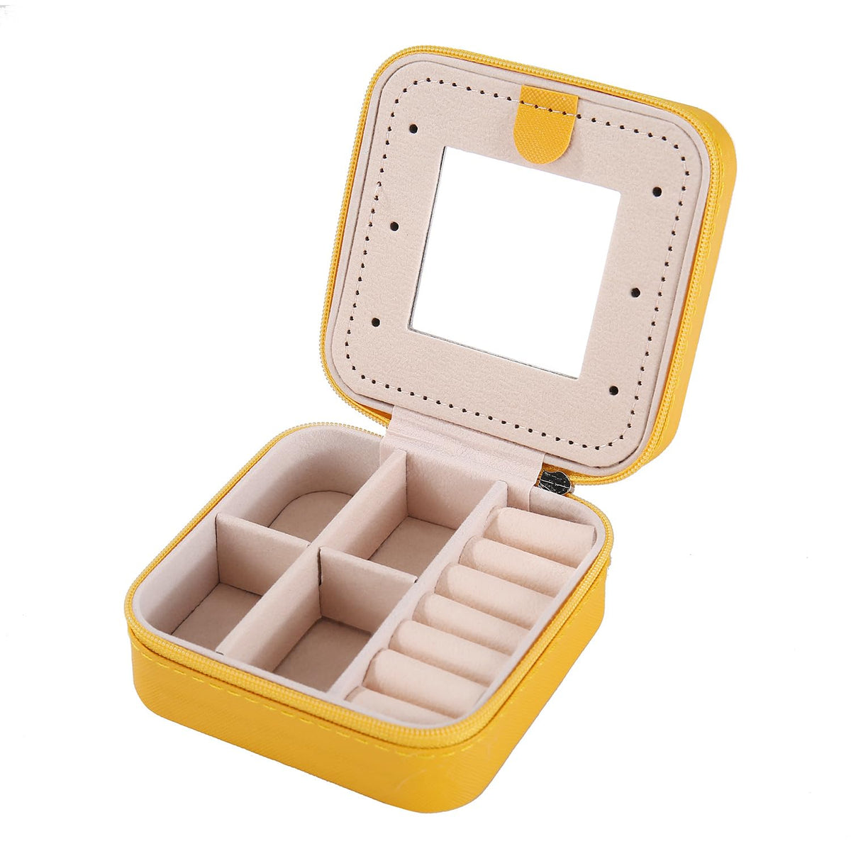 KElofoN Travel Jewelry Case and Organizer with Mirror - Gift for Women and Girls