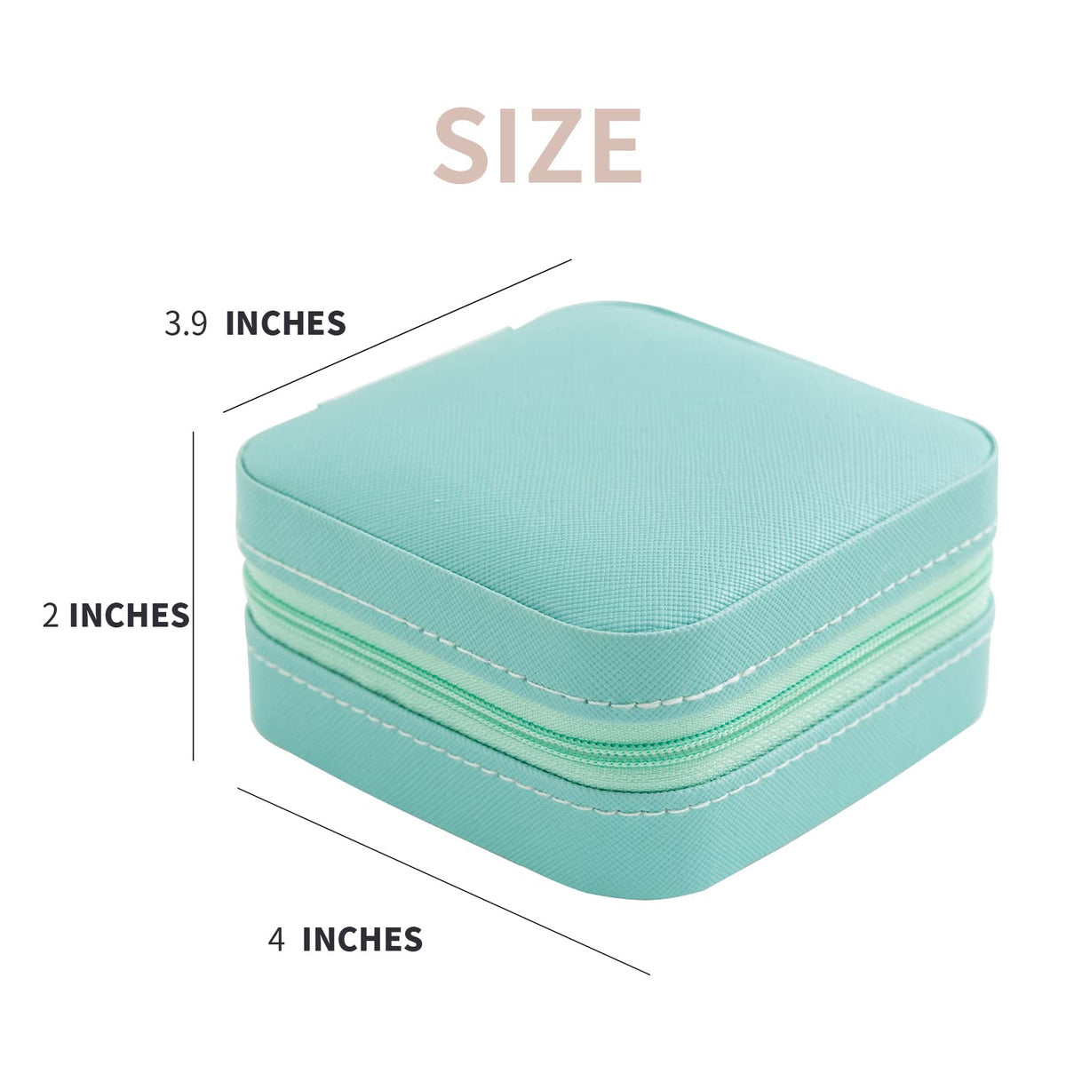 KElofoN Travel Jewelry Case and Organizer with Mirror - Gift for Women and Girls