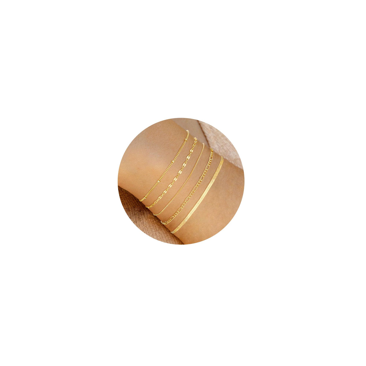 MBW Gold Bracelets for Women Trendy, Dainty 14K Gold Plated Bracelet Stack Beaded Chain Bracelet Set Thin Small Cute Paperclip Bracelets Fashion Waterproof Jewelry Gift Gold Accessories for Women