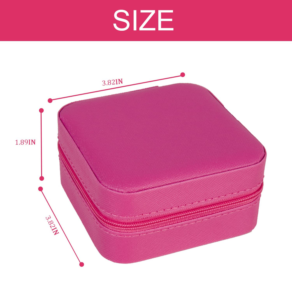 KElofoN Travel Jewelry Case and Organizer with Mirror - Gift for Women and Girls
