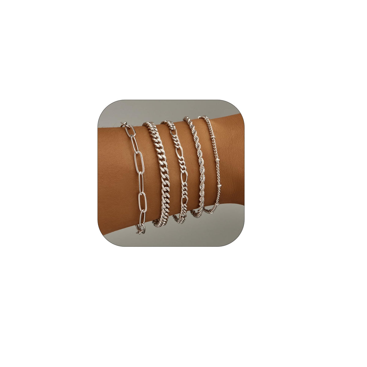 Gold Bracelets for Women,Dainty Bracelets Set for Women Trendy, Gold Bracelets Stack With Beaded, Cuban, Paperclip, Heart, Snake, Rope, Pearl, Cross, Hand Chain, Silver Jewelry Gifts for Women Christmas