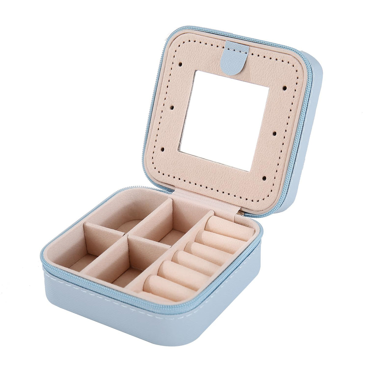 KElofoN Travel Jewelry Case and Organizer with Mirror - Gift for Women and Girls
