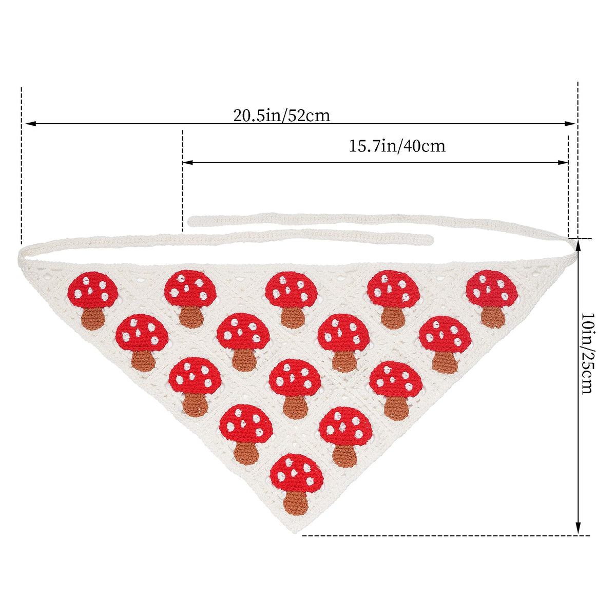 hoyuwak Pink Crochet Head Scarf Bandanas Headbands Hair Scarf for Women Girls Knitted Strawberry Head Coverings Hair Accessories for Hair Styling Decor