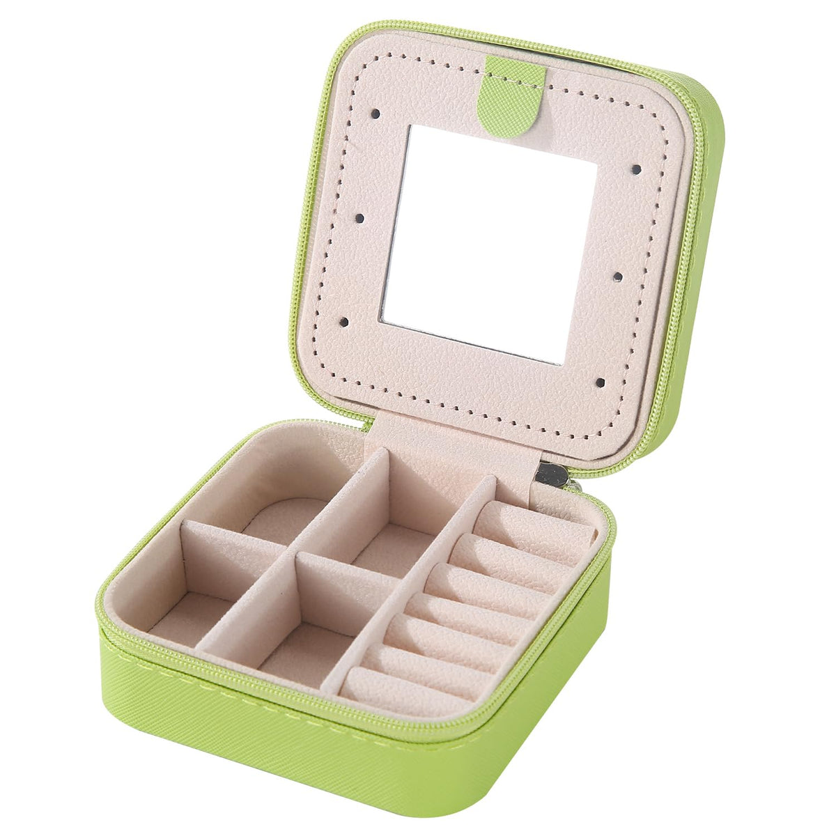 KElofoN Travel Jewelry Case and Organizer with Mirror - Gift for Women and Girls