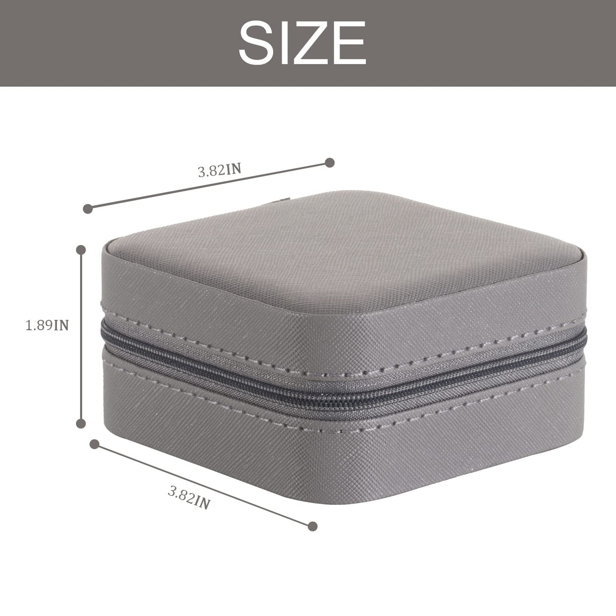 KElofoN Travel Jewelry Case and Organizer with Mirror - Gift for Women and Girls