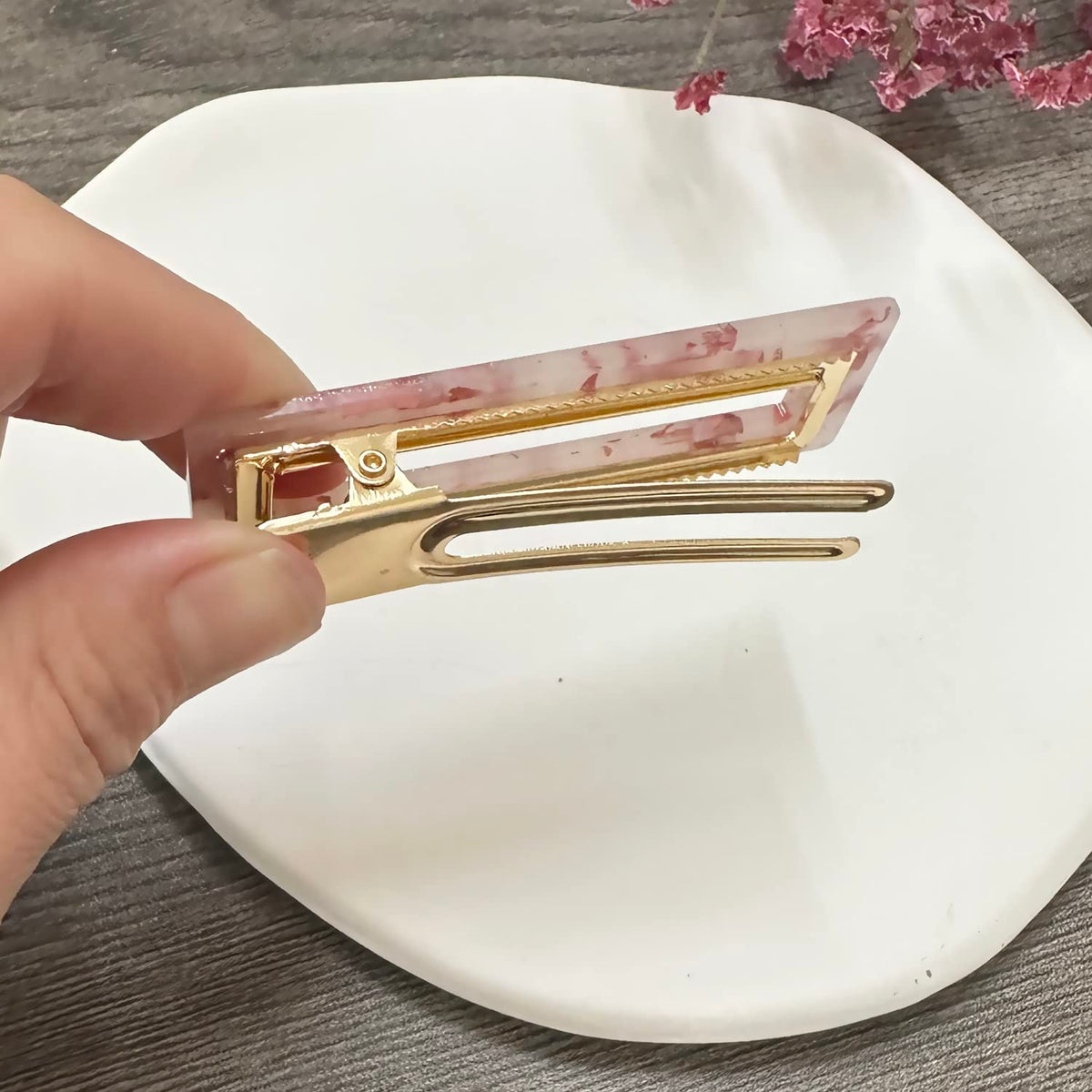 Mehayi 20 PCS Macaron Pearl Acrylic Resin Fashion Hair Clips Set, Cute Hair Barrettes Bobby Pins, Boho Fancy Hairpin Accessories Headwear Styling Tools, Gifts for Women Girls Decorative Wedding