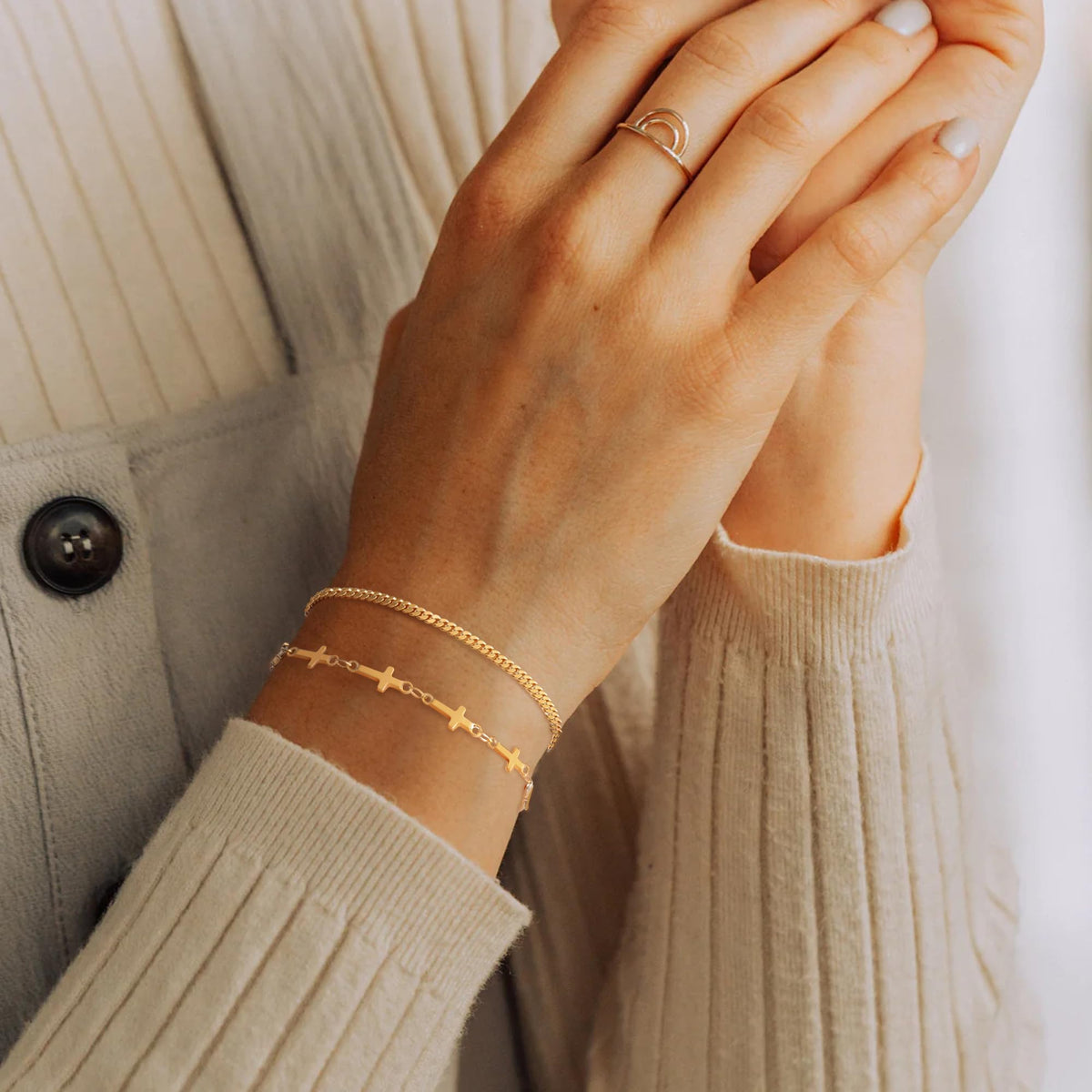 Gold Bracelets for Women,Dainty Bracelets Set for Women Trendy, Gold Bracelets Stack With Beaded, Cuban, Paperclip, Heart, Snake, Rope, Pearl, Cross, Hand Chain, Silver Jewelry Gifts for Women Christmas