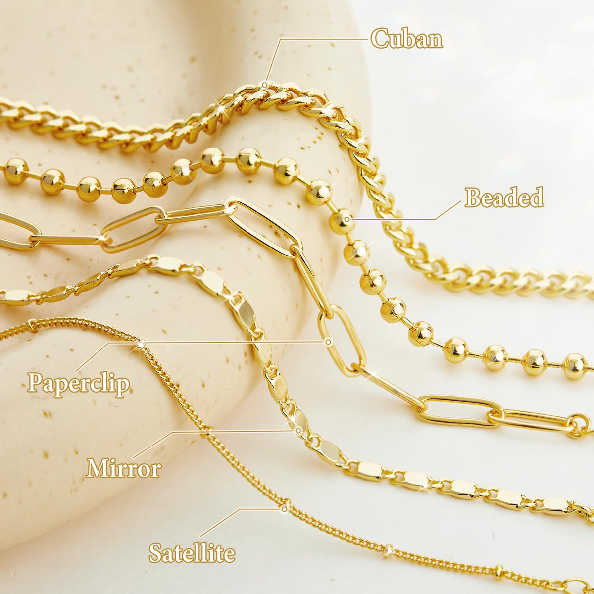 Gold Bracelets for Women,Dainty Bracelets Set for Women Trendy, Gold Bracelets Stack With Beaded, Cuban, Paperclip, Heart, Snake, Rope, Pearl, Cross, Hand Chain, Silver Jewelry Gifts for Women Christmas